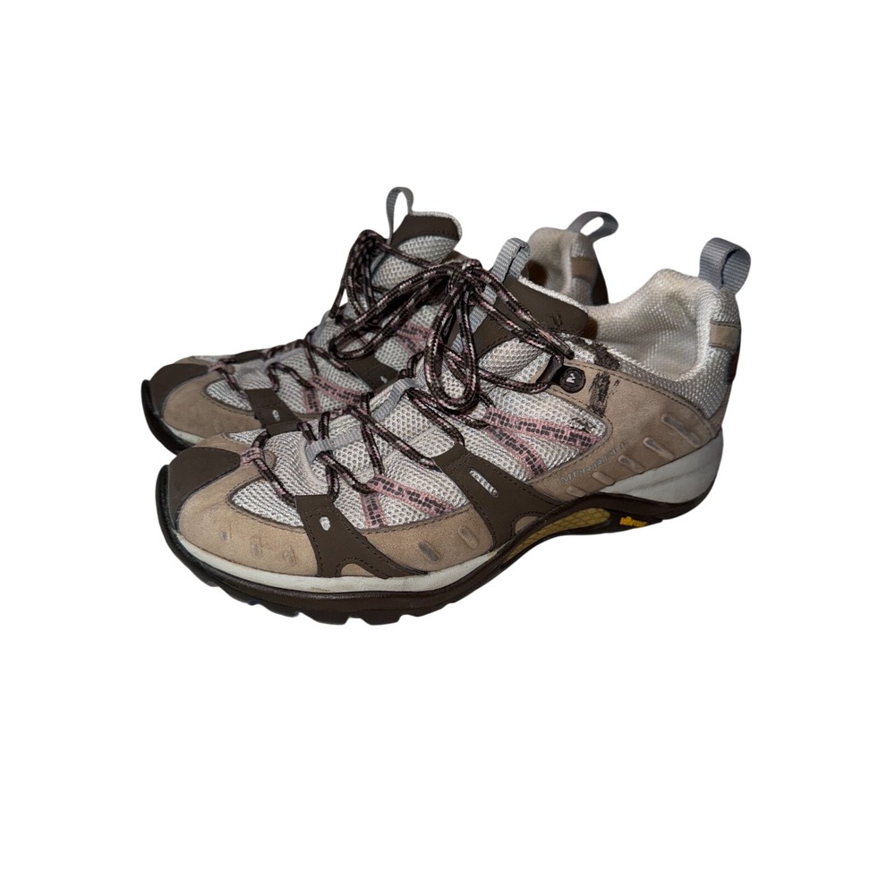 Merrell Siren Sport J13888 Women Sneakers US 9.5 Gray Elephant Pink Hiking Shoes